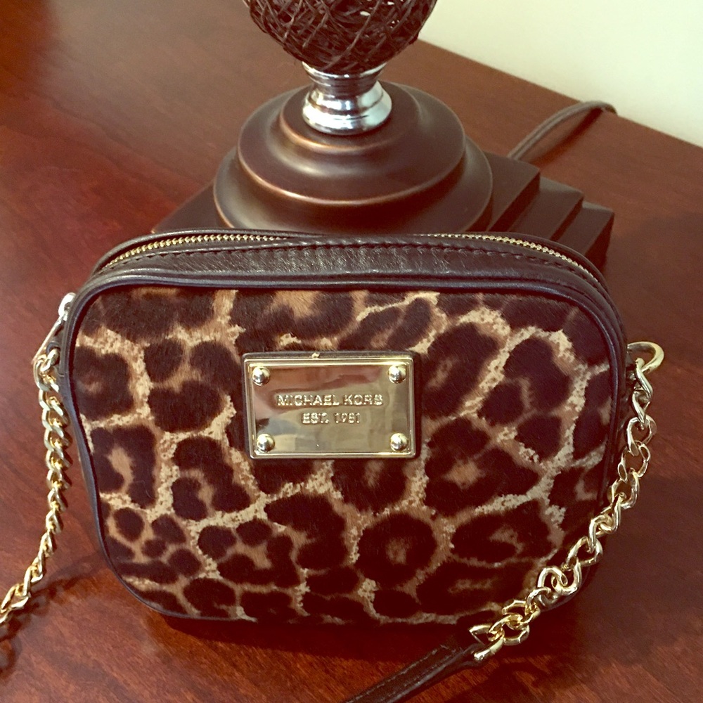 Michael Kors Hamilton leopard print